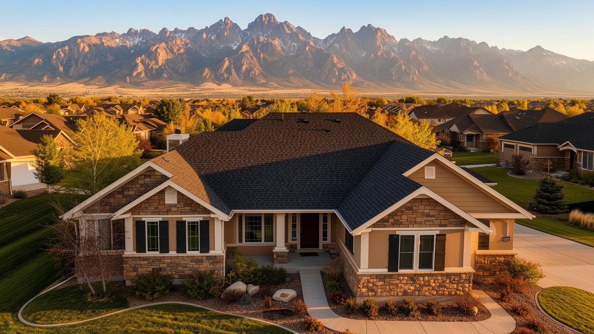 Loveland Colorado home with new roof